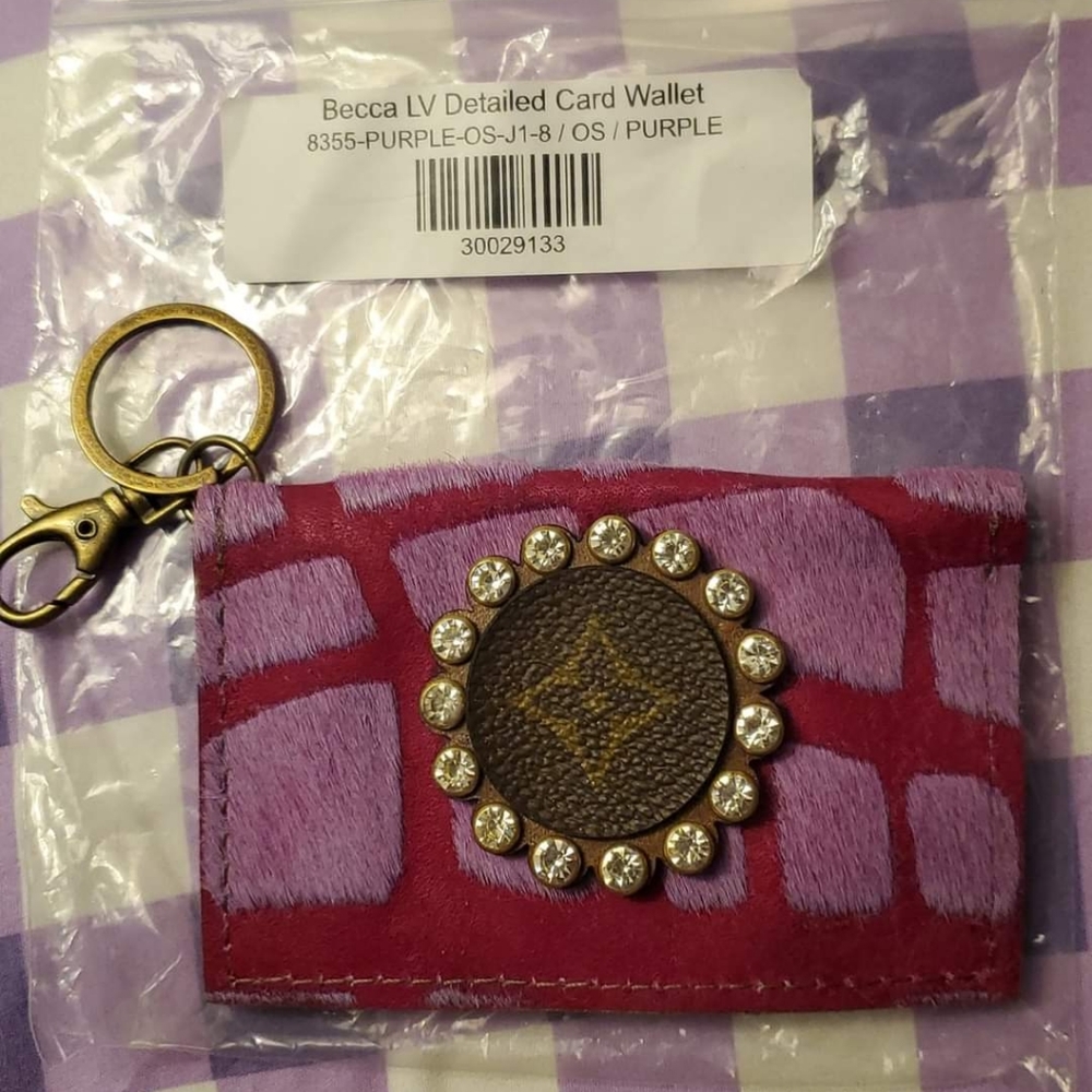 Keep It Gypsy Card Wallet Upcycled Authentic LV